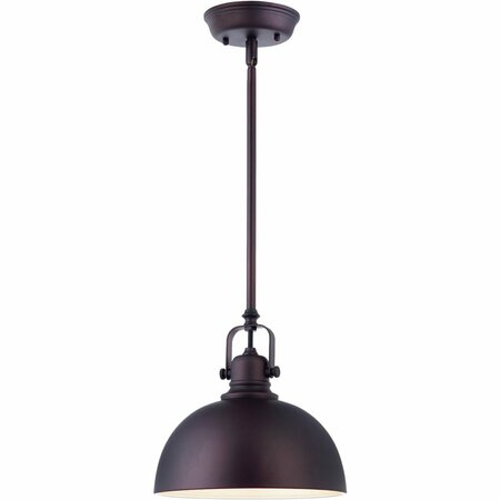 CANARM GS 9 in. Orb Rod Pendant Light IPL222B01ORB-B